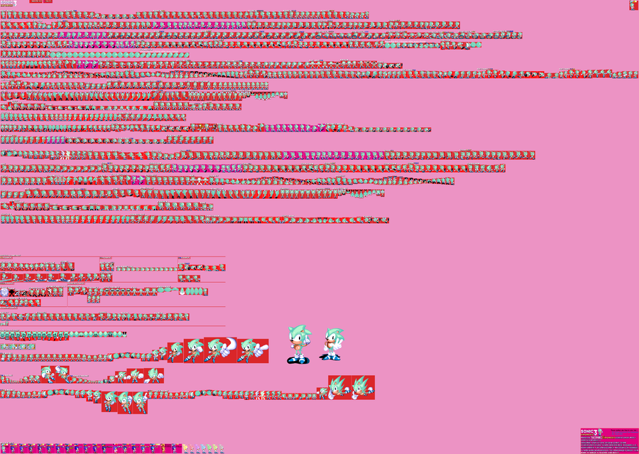 Adanishedgehog on Game Jolt: turbo the hedgehog S2 sprite sheet (yes I  copy the modgen palette)