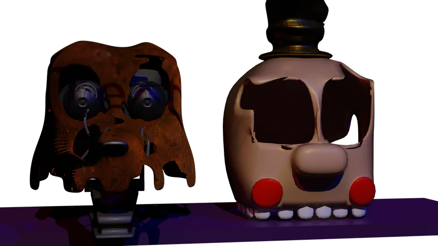 BLENDER] FNAF4 (minigame inspired) Springlocks! Models and render by me -  fivenightsatfreddys