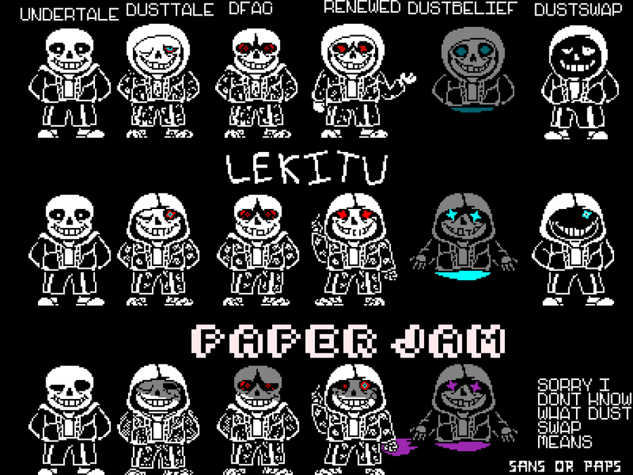 Pixilart - My ink sans sprite by Lekitu