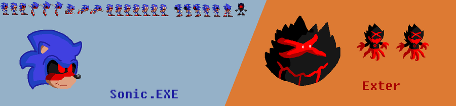 l left on Game Jolt: the start (make some sprites from Sonic.exe  characters like Modgen)