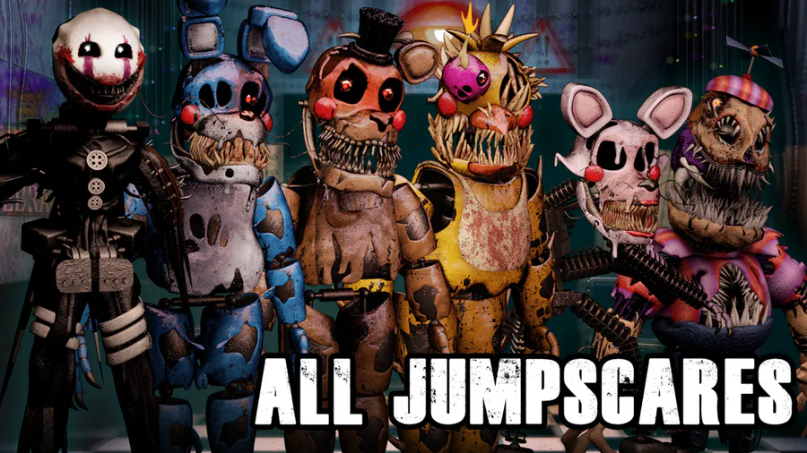 10 NEW JUMPSCARES!, FNAF & MODS