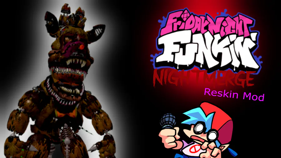 FNaF Speed Edit - Withered Nightmare Fredbear! 