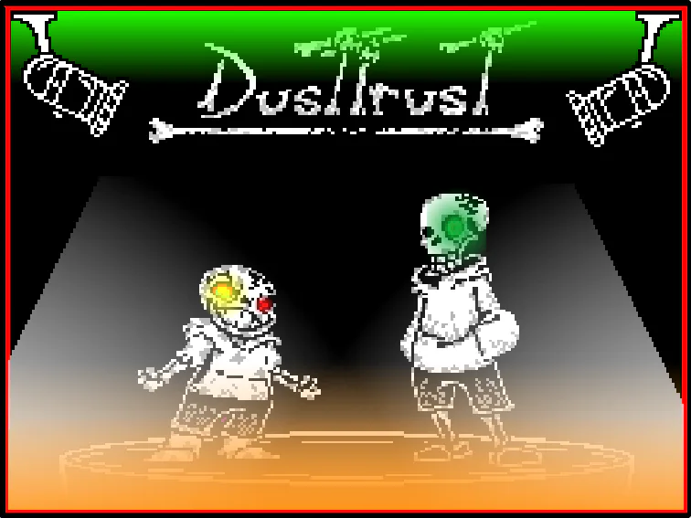 New dusttrust dustswap sans battle sprite pixel art