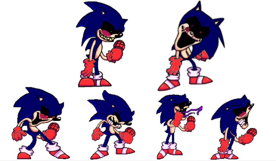 SPEED ART: Sonic.EXE Form 2 REVISITED 