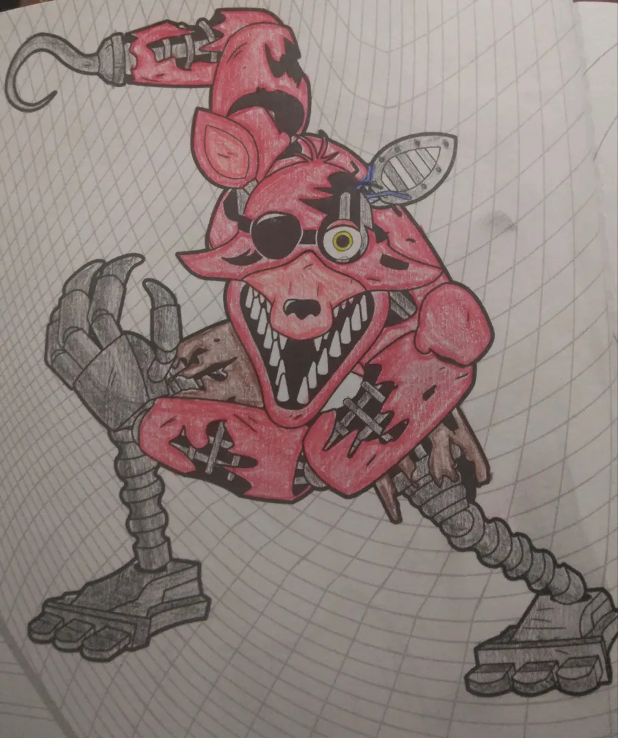 _Cassidy_ on Game Jolt: Withered foxy fanart. I don't draw very well but  IT'S ME.