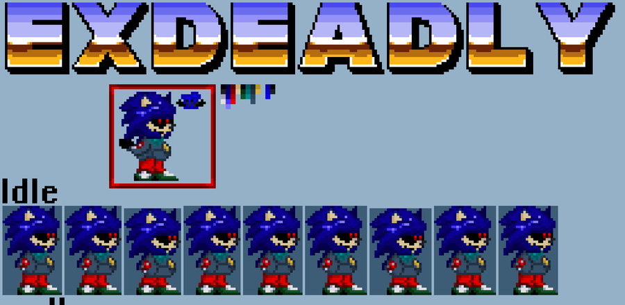 Sonic.EXE Sprite Animation by Sanicmrio - Game Jolt