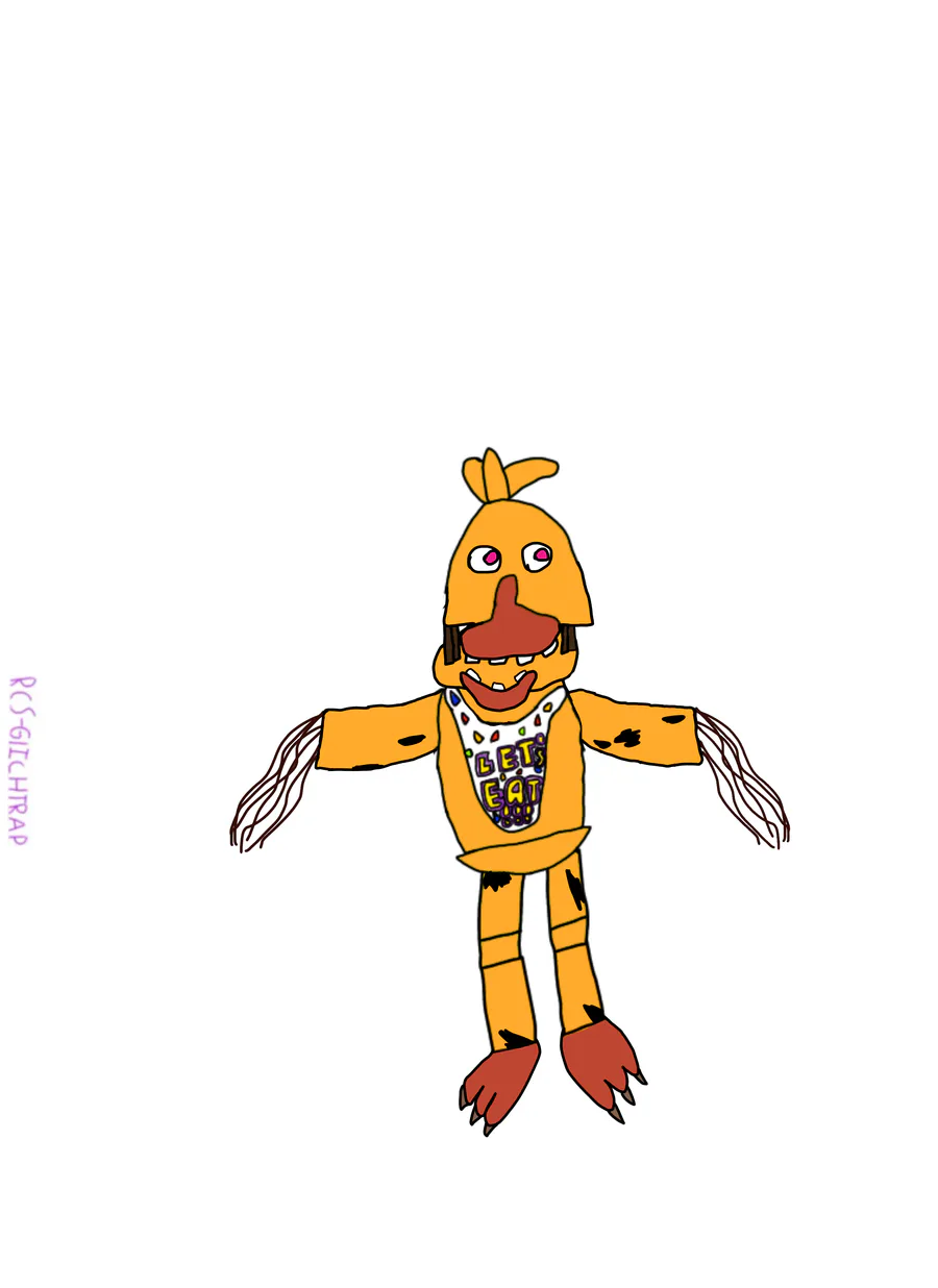 JuoNoVom on Game Jolt: Withered Chica (my version)