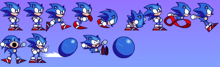 ULTIMATE SONIC SPRITES - TurboWarp