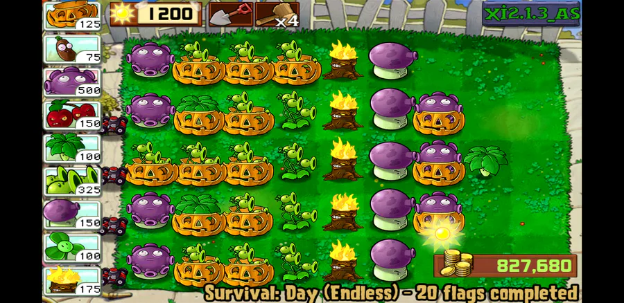 Plants vs. Zombies Mod - Survival Day (PvZ 1 Cool Mod) 