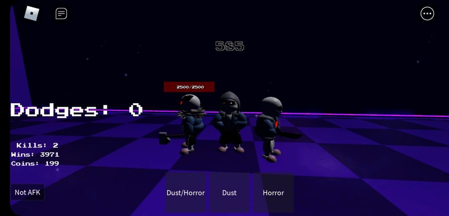 Horror!Dust Sans - Roblox