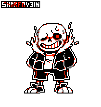 Pixilart - Underfell Sans (Battle) by AmazinG