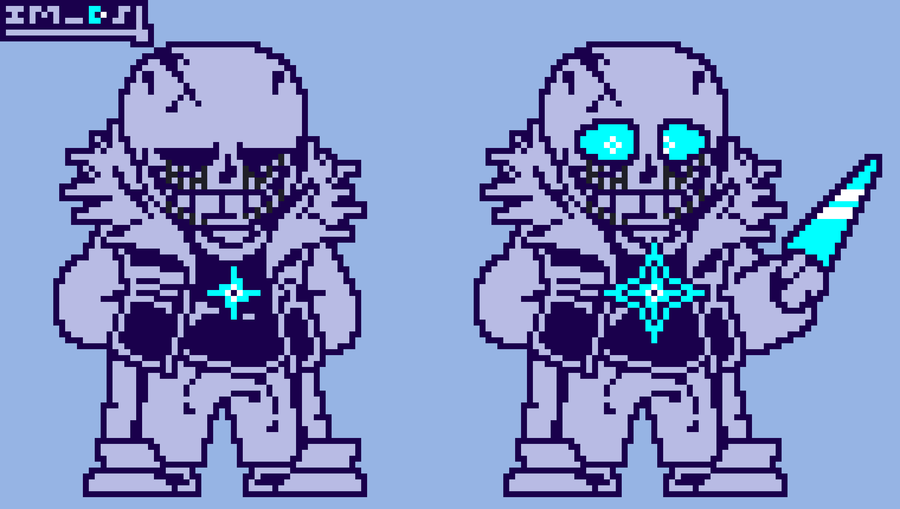 Pixilart - horror sans by g-sans