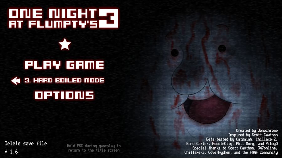 HARD BOILED MODE (and LOTS of scares)  One Night at Flumpty's 2 ENDING 