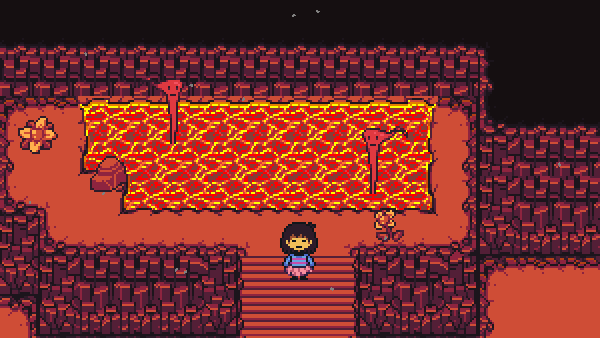 Undertale: Bits 'n Pieces - CORE Battle Backgrounds by LeopardBunny 