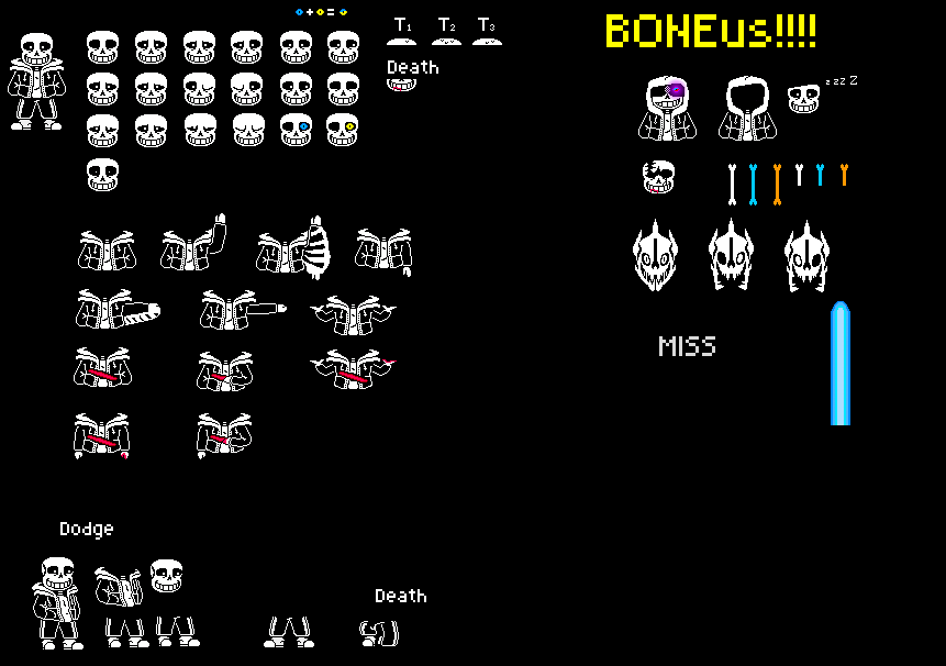NaNickster(#Be Respectful) on Game Jolt: Finished me my sans sprite sheet  ask before use