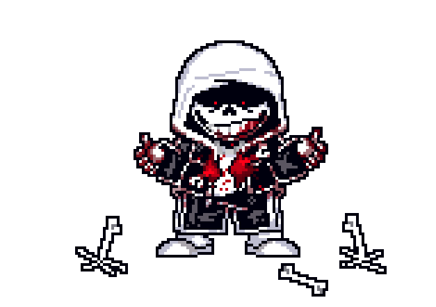 apricoskaart on Game Jolt: Drawing different hoods #sans #pixelart #sprite  #art #fanart #under