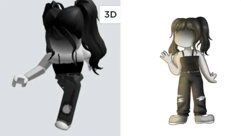 LongHair Girl#2 Roblox avatar