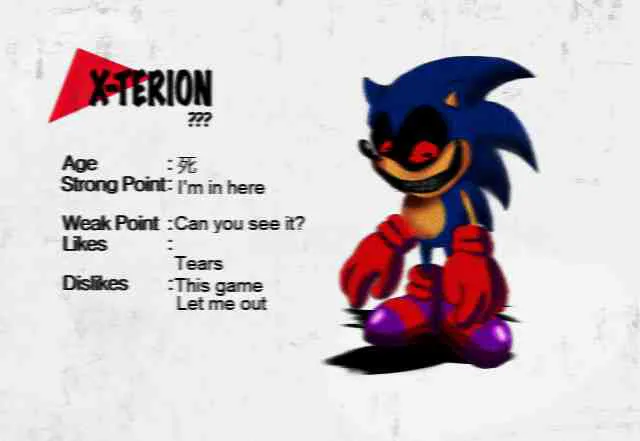 Miipedia  X-Terion - Vs.Sonic.exe
