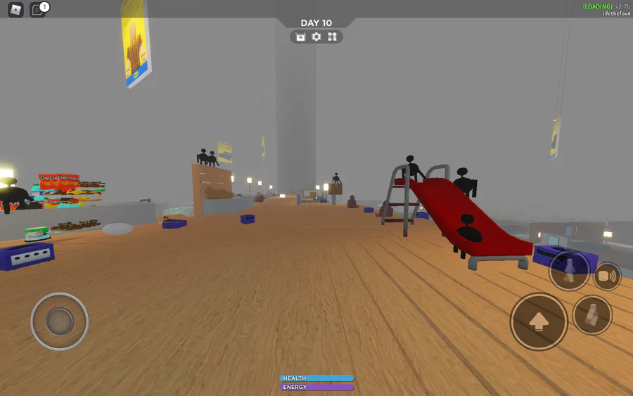 on the SCP-3008 game on Roblox, me and my friends managed to trap