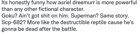 SCP-682, Super Death Battle Fanon Wikia