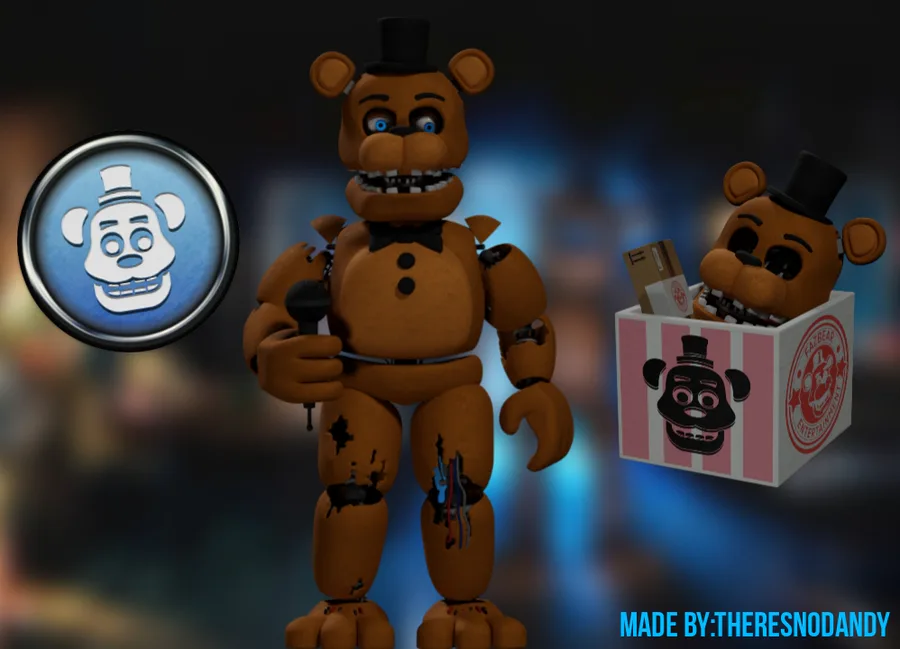 Withered Freddy FNaF AR Workshop Animation 