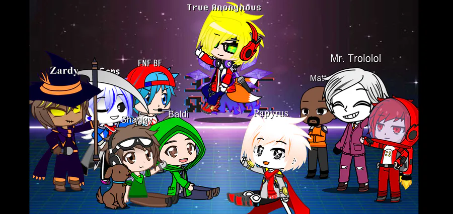 Baldi characters in Gacha Club!