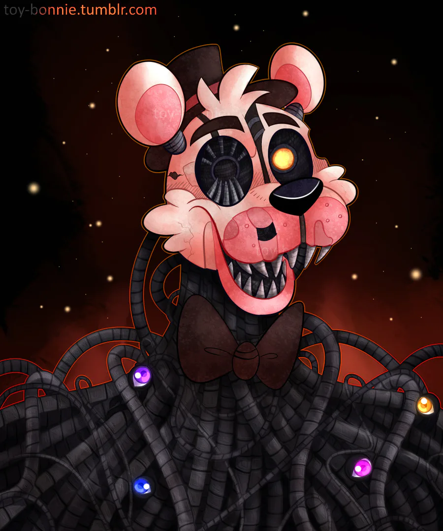 I present to you Molten Freddy. this was extremely hard to make