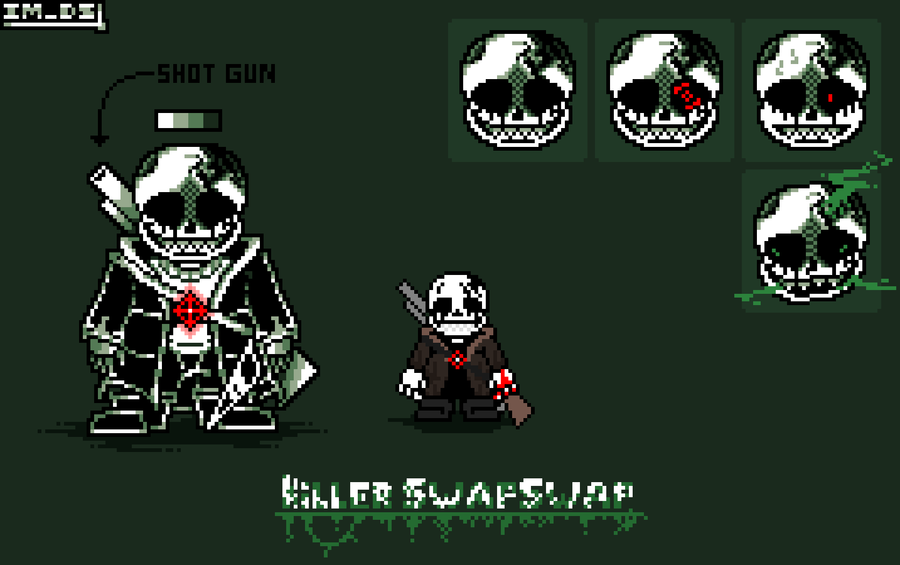 Killer Sans + fell?] Perampok sans (fanart V2) by ItsMEDustcordSans1 on  DeviantArt