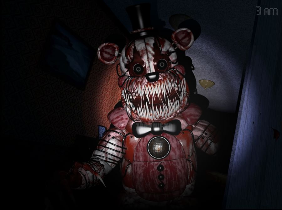 ZBonnieXD on Game Jolt: VHS Plush Fredbear in FNaF 4 Mod! ->