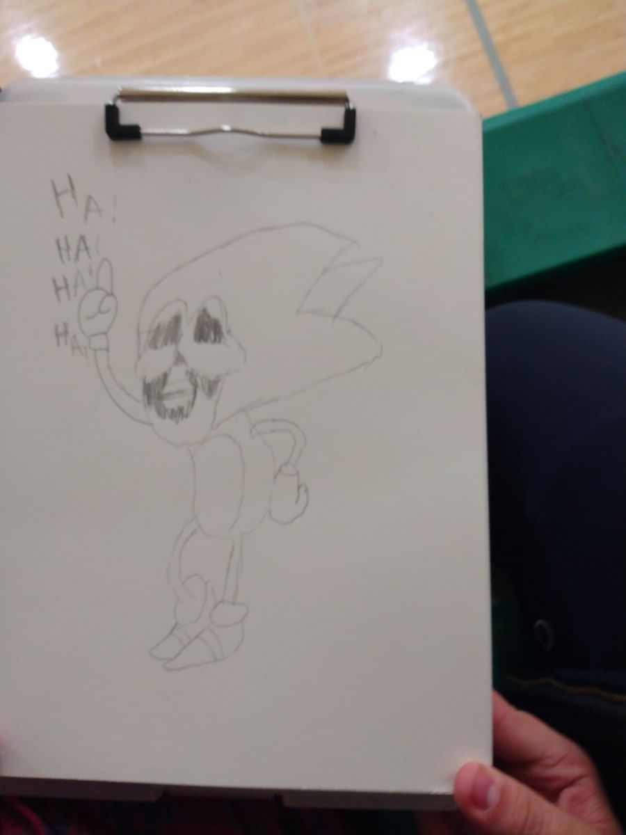 MAJIN SONIC DRAWING I MADE :3