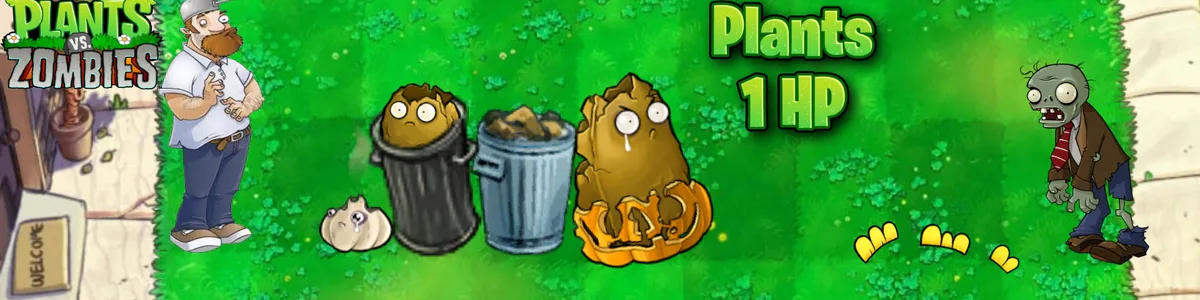 Plants vs Zombies Plants 1 HP by PvzPak - Game Jolt