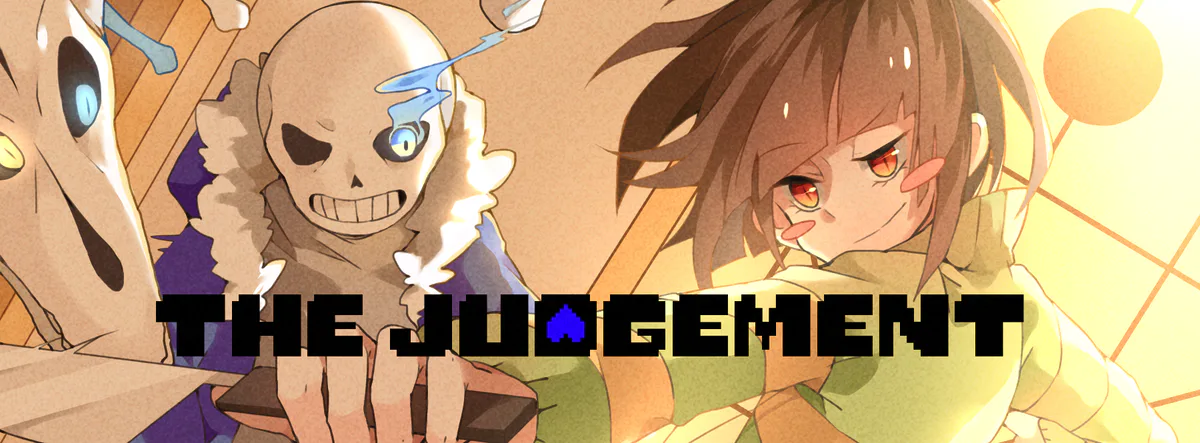 2D SANS VS CHARA BATTLE  Undertale: The Judgement (Undertale fangame) 