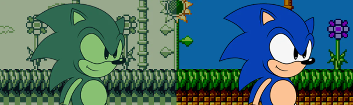 Novos sprites (Green Hill) - Sonic Genesis