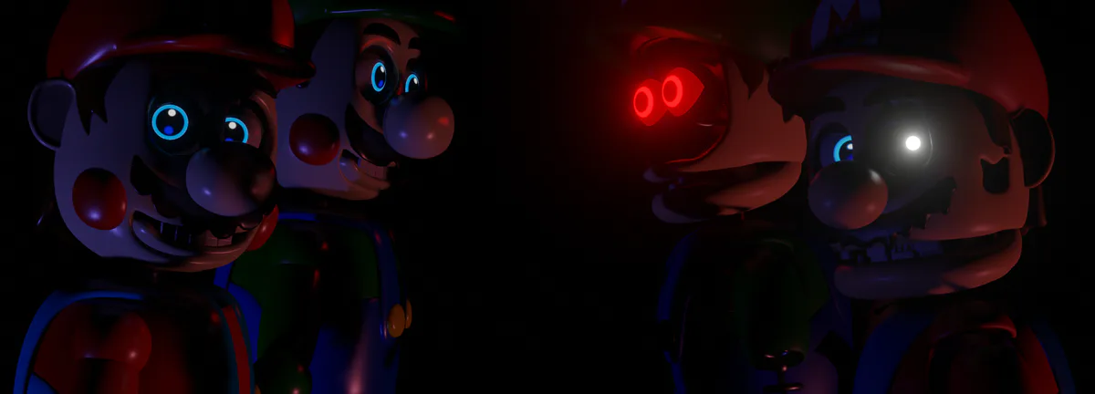 five nights at Mario's game over animated gif