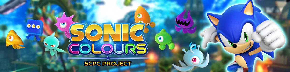 Sonic Colors Title Screen