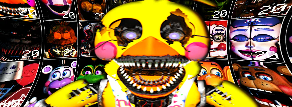 Nightmare Chica  Fnaf jumpscares, Five nights at freddy's, Five night