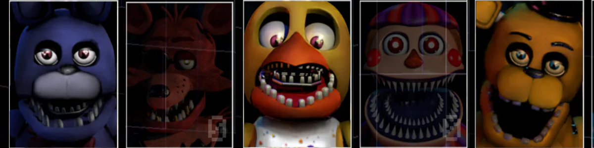 FNaF 2 Unwithered Animatronics: All Jumpscares! (Mod) 