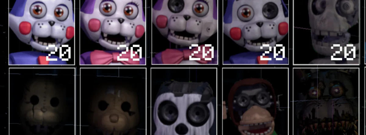 Five Nights At Candy's animatronics  Five night, Five nights at freddy's,  Night