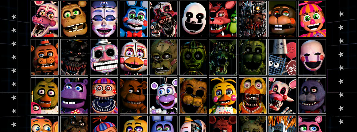 O que os animatronics dizem na custom night?