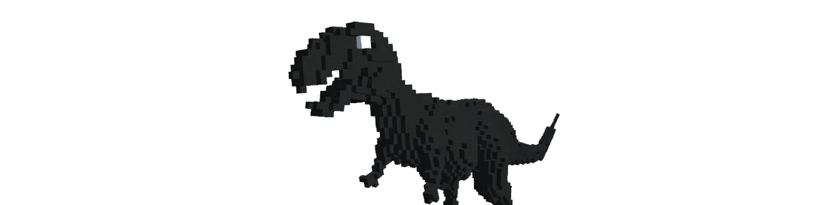  You Are Offline T-Rex [Dino Run] Pixel Art Dinosaur