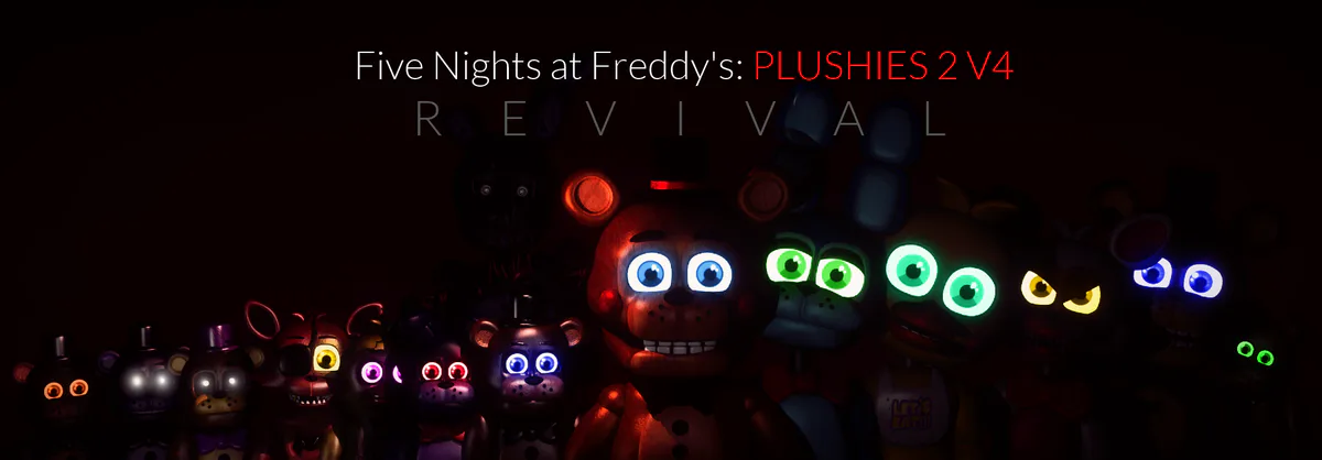 plushies fnaf 1 ,2 and 4, ( paperfreddy )