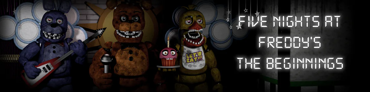 E eu que estava jogando five nights at freddy's 1 e na primeira