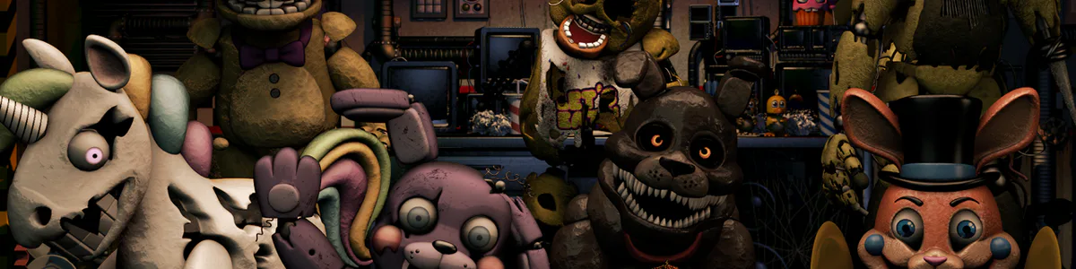 TODOS OS NOVOS ANIMATRONICS DO FNAF 9 NA ULTIMATE CUSTOM NIGHT! 