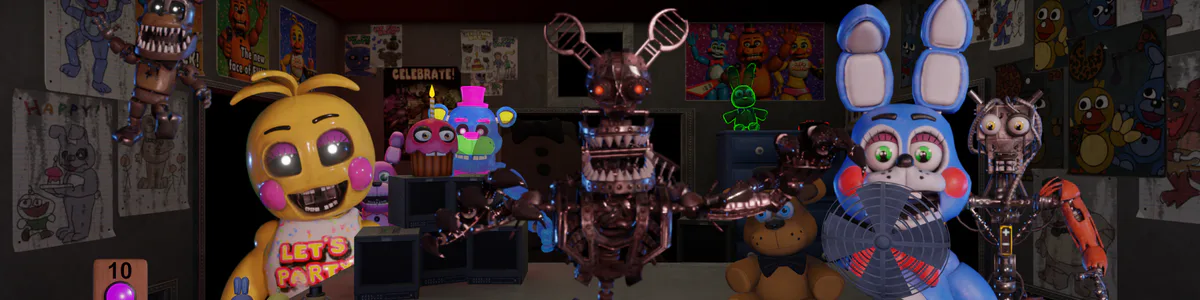 GAMEPLAY DO FNAF 10?! Atualização HELP WANTED 2! 