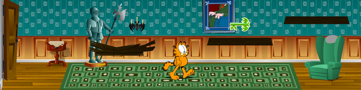 Garfield Walkthrough, Scary Scavenger Hunt 