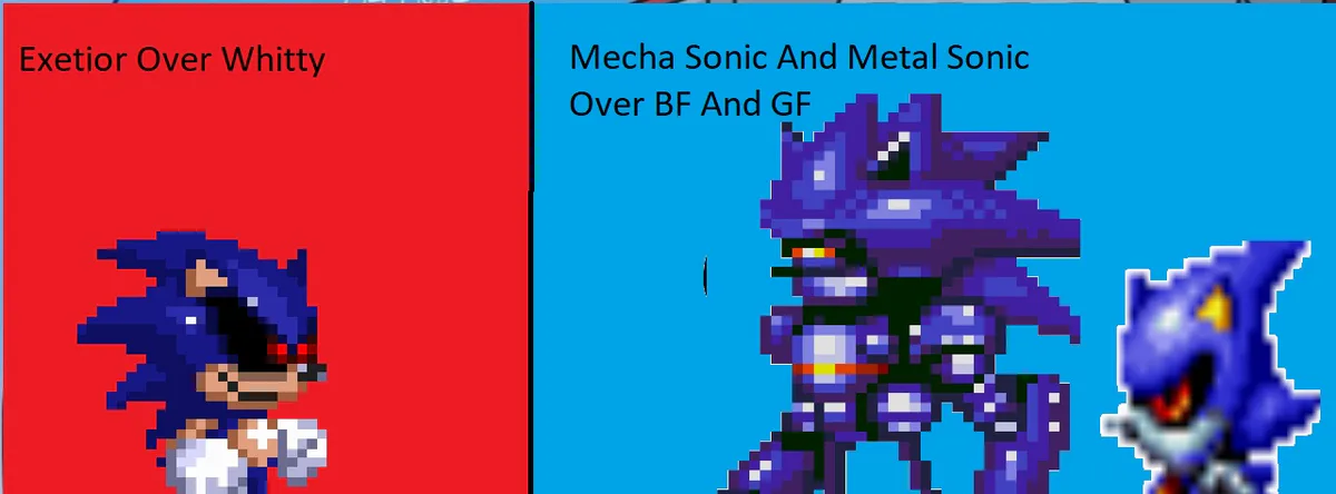 Mecha Sonic vs Metal Sonic