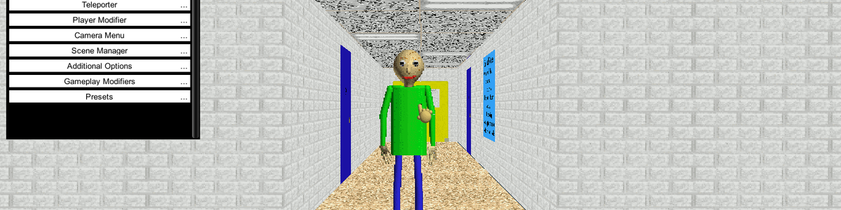 Baldi (But with the menu mod:) by gogozooom - Game Jolt