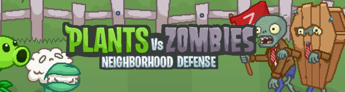 Plants vs Zombies Neighborhood Defense by CrisDevelop - Game Jolt