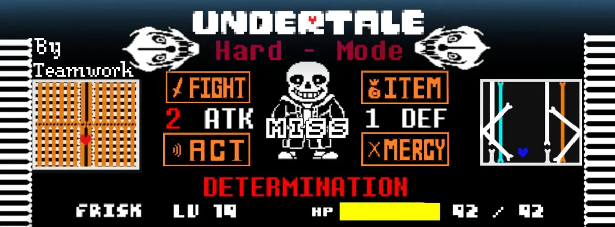 UnderTale Sans Fight Hard Mode（测试） - Xx_小胡的MC_xX - 网易有道卡搭编程