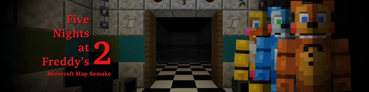 Five Nights At Freddy's 1 in Vanilla Minecraft Map